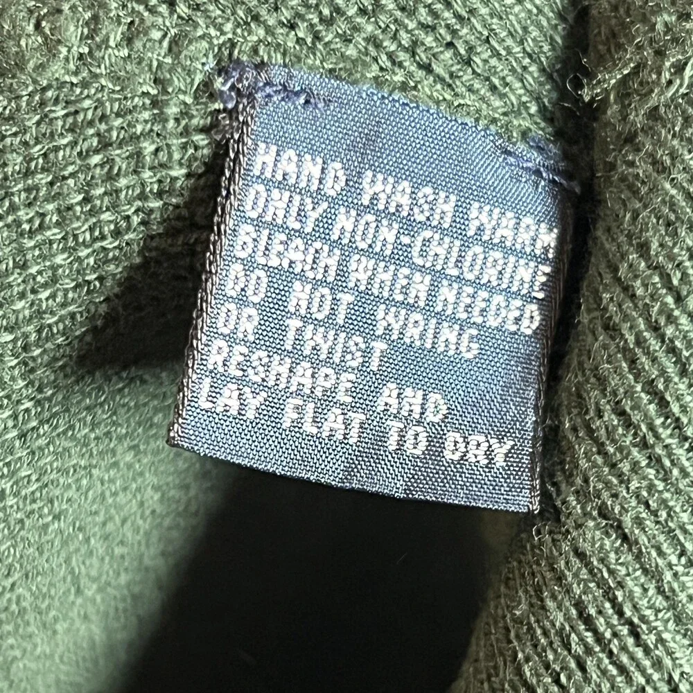 Polo Ralph Lauren Sweater Vest Mens XL Green V Neck Cotton Knit Pullover Golf